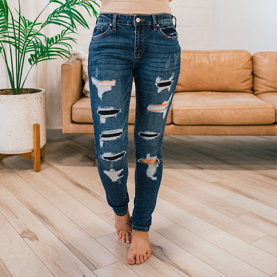 KanCan Tia Patched Skinny Jeans FINAL SALE  KanCan   