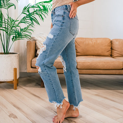 KanCan Opal Distressed Relaxed Fit Jeans  KanCan   