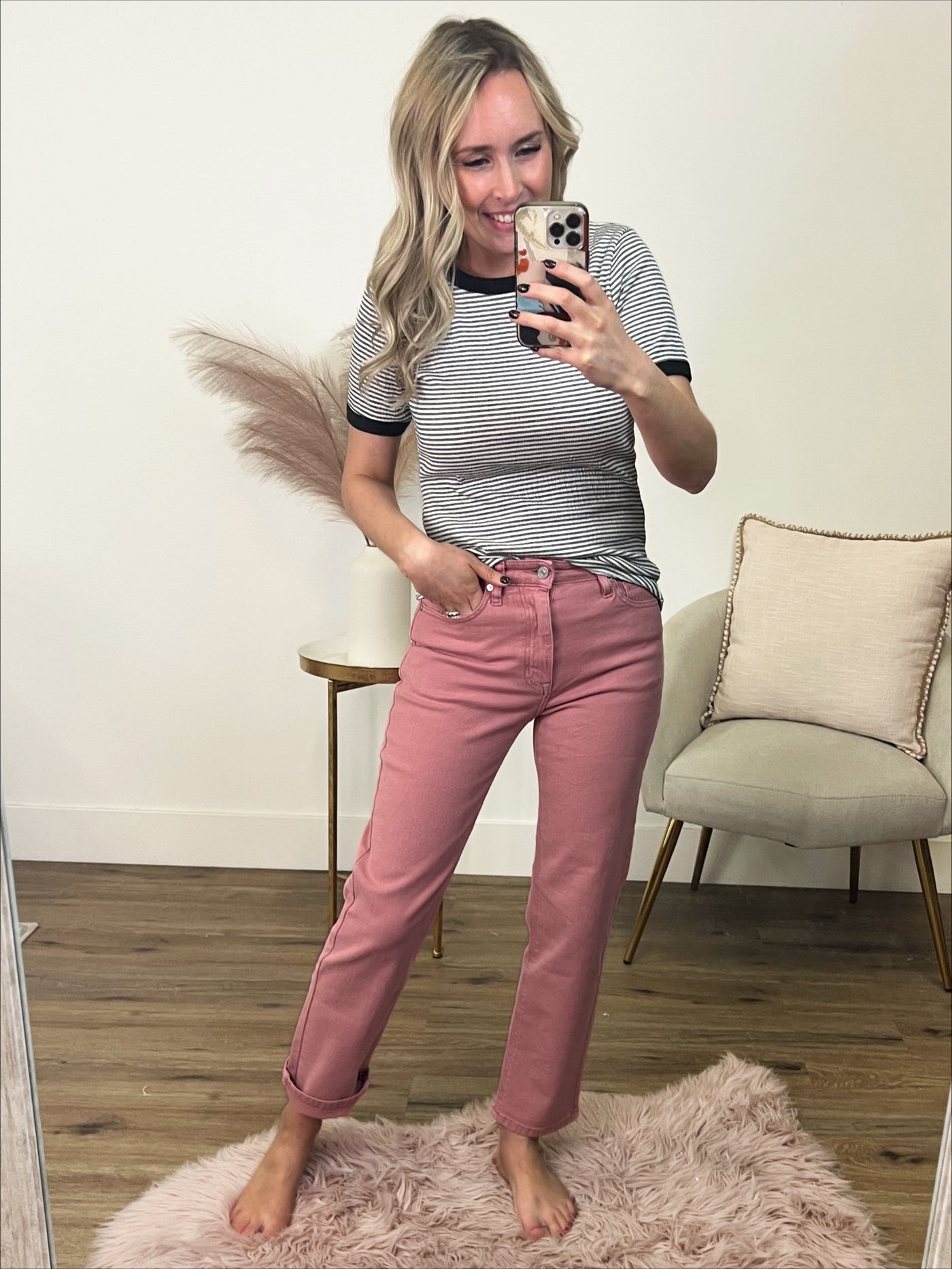 KanCan Sharon Mauve Straight Jeans FINAL SALE  KanCan   