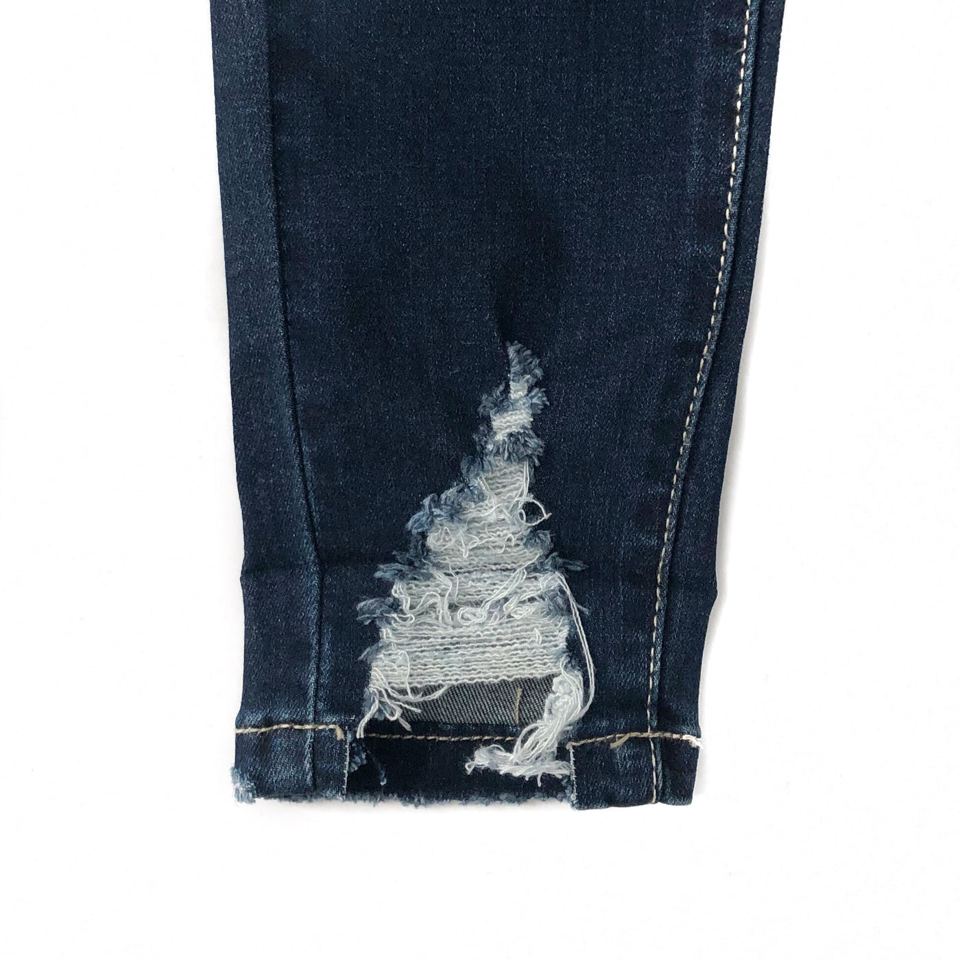 KanCan Favorite Distressed High Waist Button Up Jeans - Dark Wash  KanCan   
