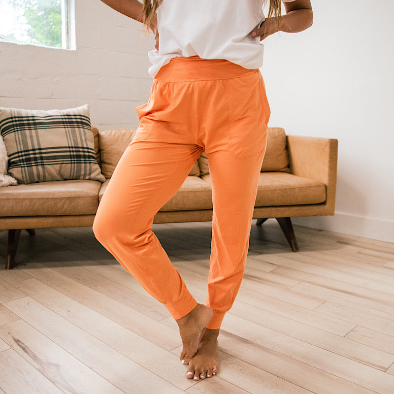 Yoga Joggers - Color Options Available! Rae Mode Apricot