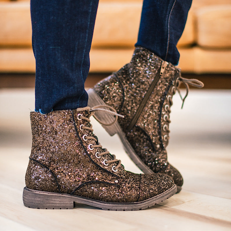 Very G Mega Sparkle Boot - Brown FINAL SALE  Very G   
